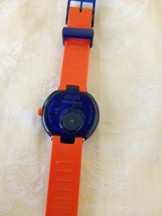 Orologio Bambino Flik Flak Blu/Arancione