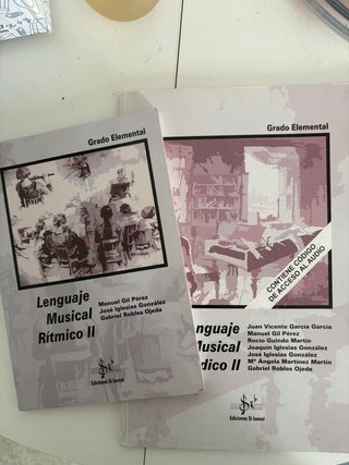 Libros Lenguaje Musical Rítmico  II Conservatorio