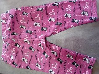 Leggings felpati bimba 12-18m/80cm