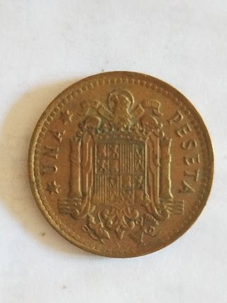 Moneda 1 Peseta Franco 1966 Estrella 69