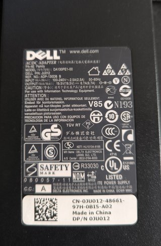 CARGADOR DELL / Inspiron GAMING 130W AC
