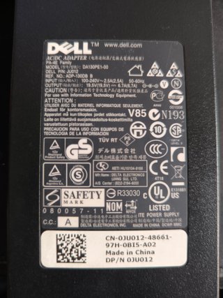 CARGADOR DELL / Inspiron GAMING 130W AC