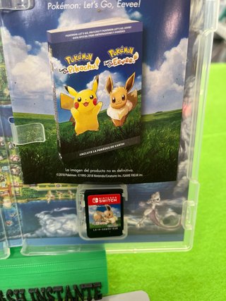 Juego Nintendo switch pokemon lets go eevee