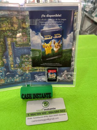 Juego Nintendo switch pokemon lets go eevee