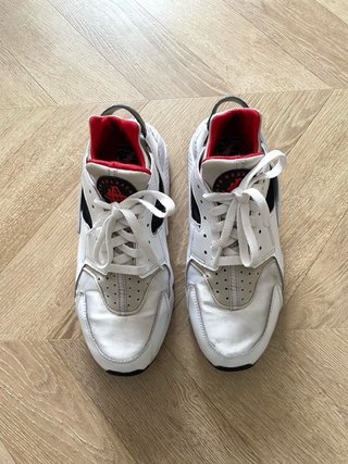 Nike Air Huarache Blancas Rojas