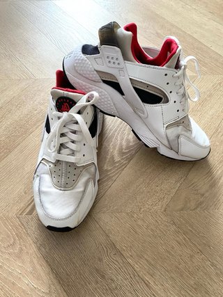Nike Air Huarache Blancas Rojas