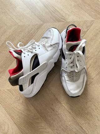 Nike Air Huarache Blancas Rojas