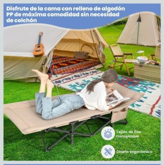 COSTWAY Cama Plegable Camping, 190x68.5x48,5 cm