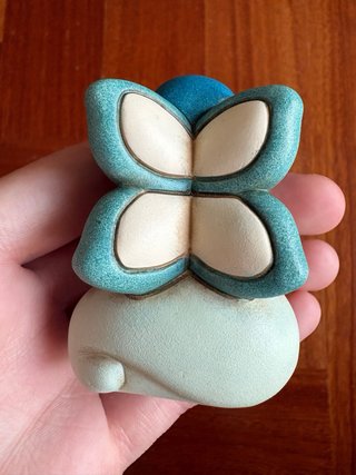 THUN Fata Ninfa Blu Su Nuvola Altezza 7 cm RARO
