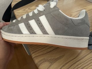 Adidas Campus Grises Originales con cordones gris