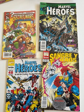 Lote marvel spider-Man Thor...
