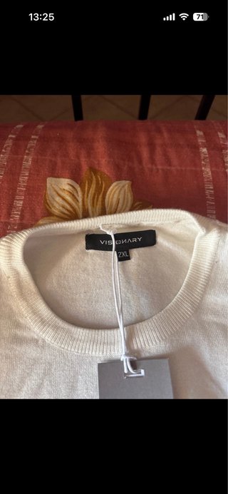 Maglione uomo bianco