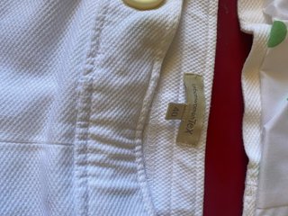 Traje piqué chaqueta corta y pantalón
