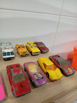 Lote 10 Coches Matchbox Antiguos