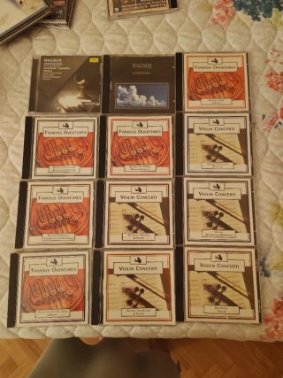 12 CDs Música Clásica Wagner, Mozart, Beethoven