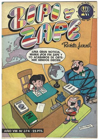 ZIPI y ZAPE no 374, 376, 389, 452 y 478 (Bruguera)