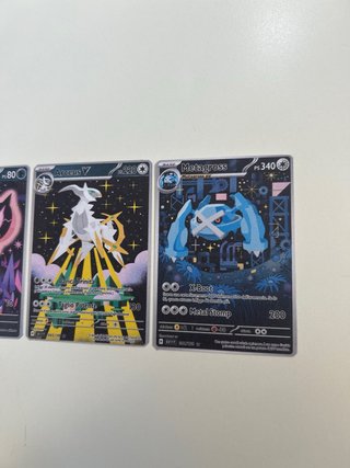 Carte Pokémon Pecharunt, Arceus V, Metagross
