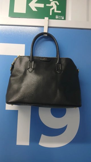 Bolso de mano Ralph Lauren negro