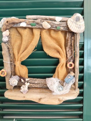 Decoración Náutica Madera y Conchas