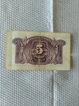 Billete 5 Pesetas Banco de España 1935