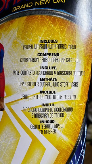 Disfraz Spiderman adulto