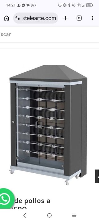 Horno de pollos a leña