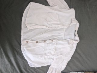 Camisa Zara Blanca En buena condición sin mancha