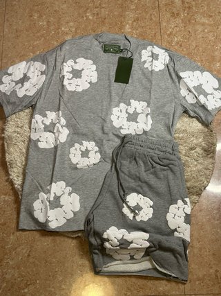 Completo T-shirt e Pantaloncino Grigio