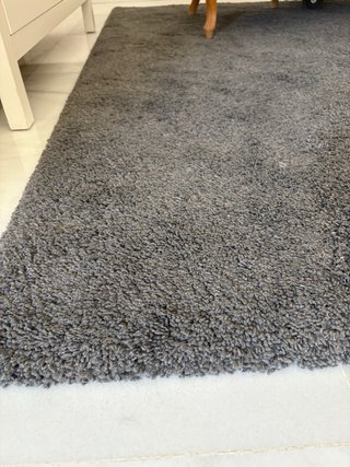 Alfombra grande gris Ikea