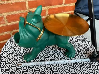 Bulldog verde per ingresso