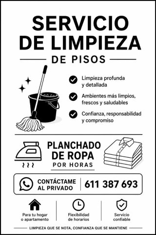 Servicio de limpieza