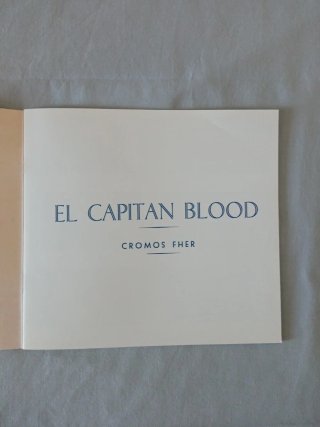 EL CAPITÁN BLOOD.                ÁLBUM DE CROMOS.