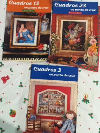 Cuadernos de punto de cruz para hacer cuadros