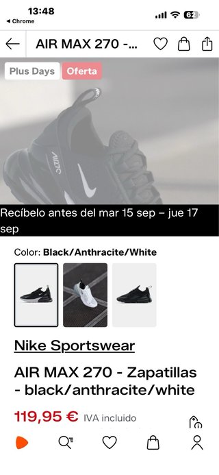 Zapatillas Nike Air Max 270 Talla 42