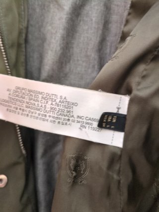 Chaqueta Massimo Dutti verde militar