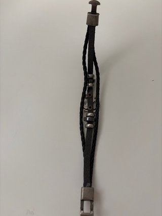 Pulsera Cuero Ancla