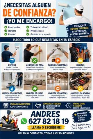 Manitas a su disposición