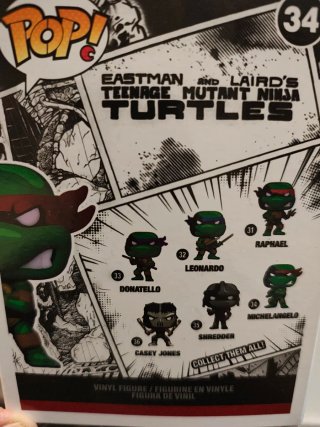 Figura Funko Pop Tortugas Ninja