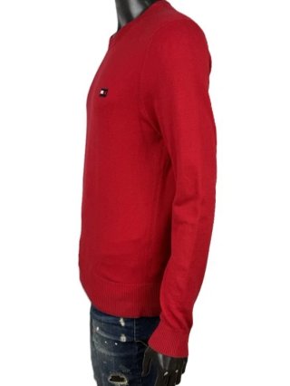 Tommy Hilfiger Maglione Uomo M Rosso Cotone Thcool