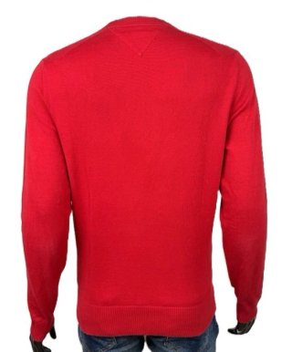 Tommy Hilfiger Maglione Uomo M Rosso Cotone Thcool