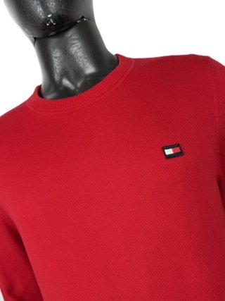 Tommy Hilfiger Maglione Uomo M Rosso Cotone Thcool