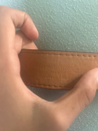 Cintura Louis Vuitton monogramma fibbia argento