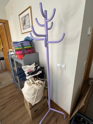 Perchero Ikea Morado Metal