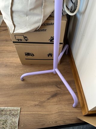 Perchero Ikea Morado Metal