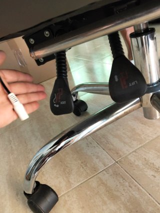 Silla de oficina con masaje y calefacción