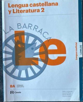 Libro de lengua castellanay literatura 2 de bach