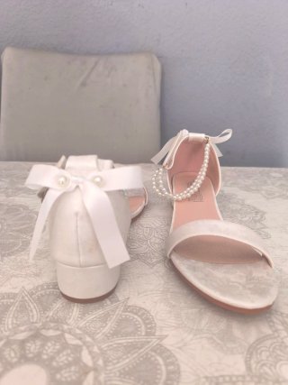 Zapatos de ceremonia blancos