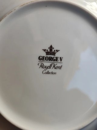 5 Tazas Consomé Porcelana George V