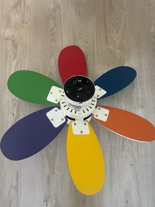 Lámpara Ventilador de techo Multicolor Reversible