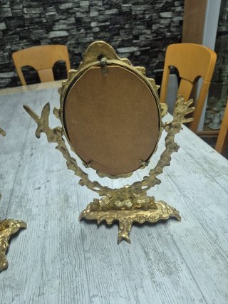 Coppia di Specchi Vintage Bronzo